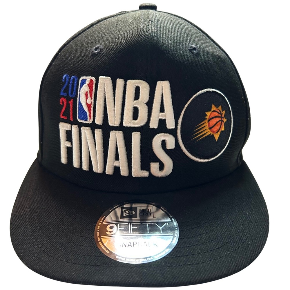 Phoenix Suns 2021 NBA Finals Hat Men New Era 9FIFTY Snapback Black NEW